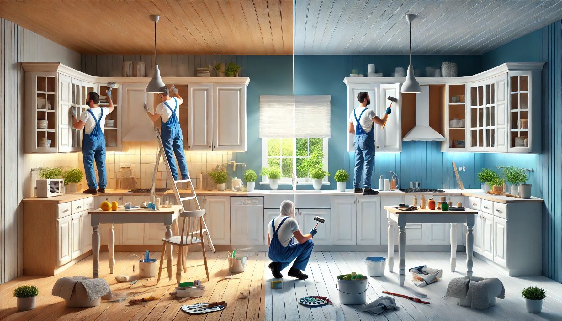 cabinet painting